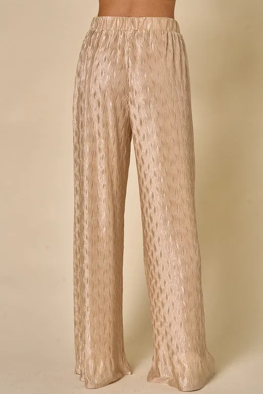 Johnstone Pleated Texture Pants