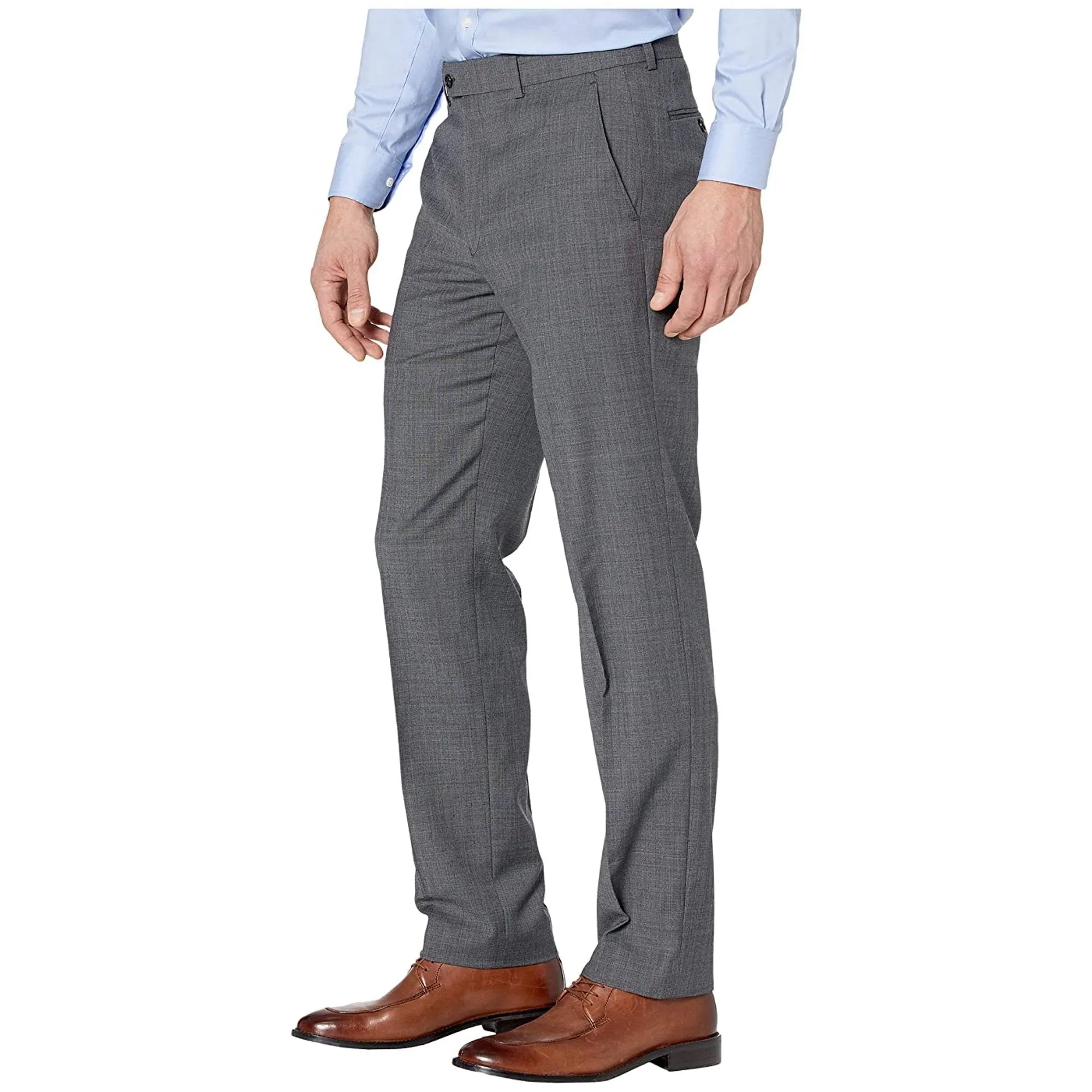 Lauren Ralph Lauren Mens Classic fit Dress Pants 33 / 32 Grey Solid