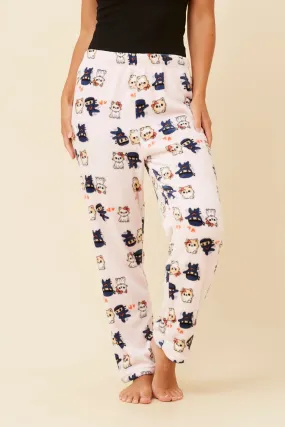 LEE NINJA PRINT PLUSH PYJAMA PANTS