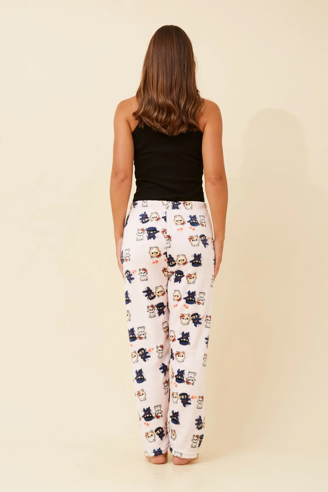 LEE NINJA PRINT PLUSH PYJAMA PANTS