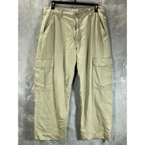 LEVI'S Men's Vintage Beige Distressed Straight-Leg Cargo Pants SZ 38x30