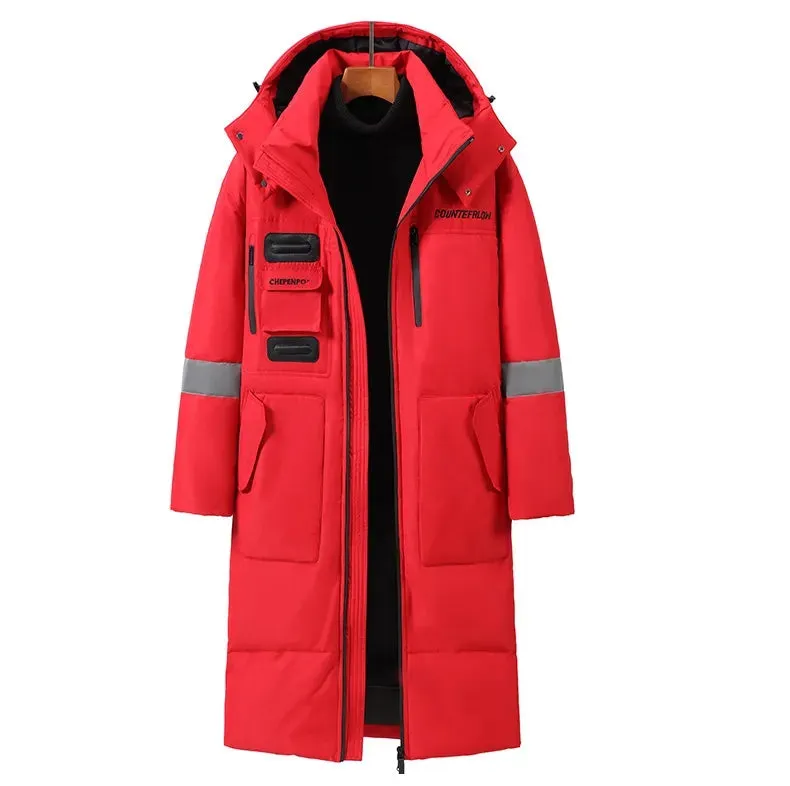 Long Below The Knee Cold-proof Warm Winter New Down Jacket Men