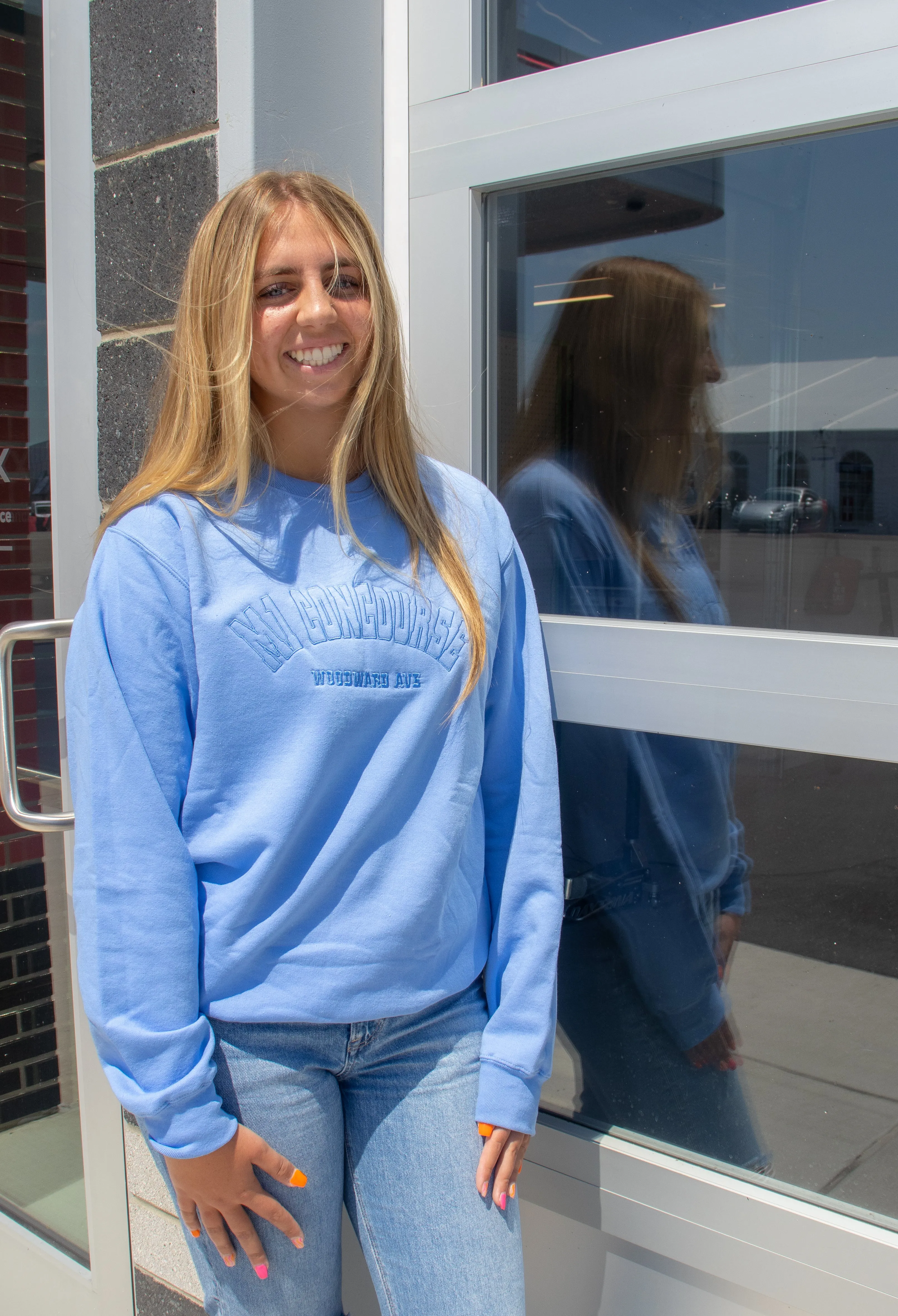 M1 Crew Neck Sweatshirt - "M1 Concourse Woodward Ave"