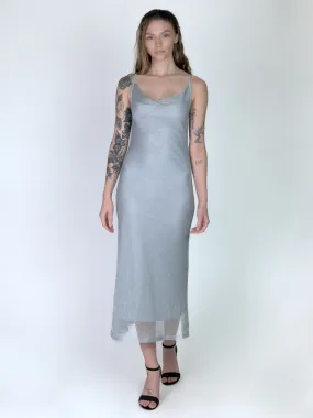 Metallic Silver Dress