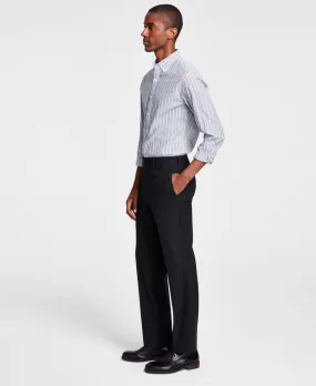 Michael Kors Mens Classic fit Dress Pants 50 / 30 Black Solid
