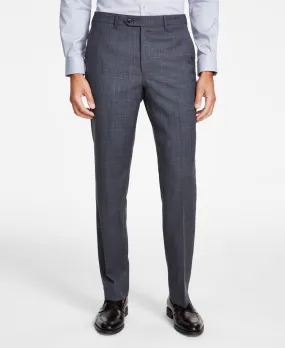 Michael Kors Men's Classic-Fit Wool-Blend Stretch Solid Dress Pants 38 x 34 Grey
