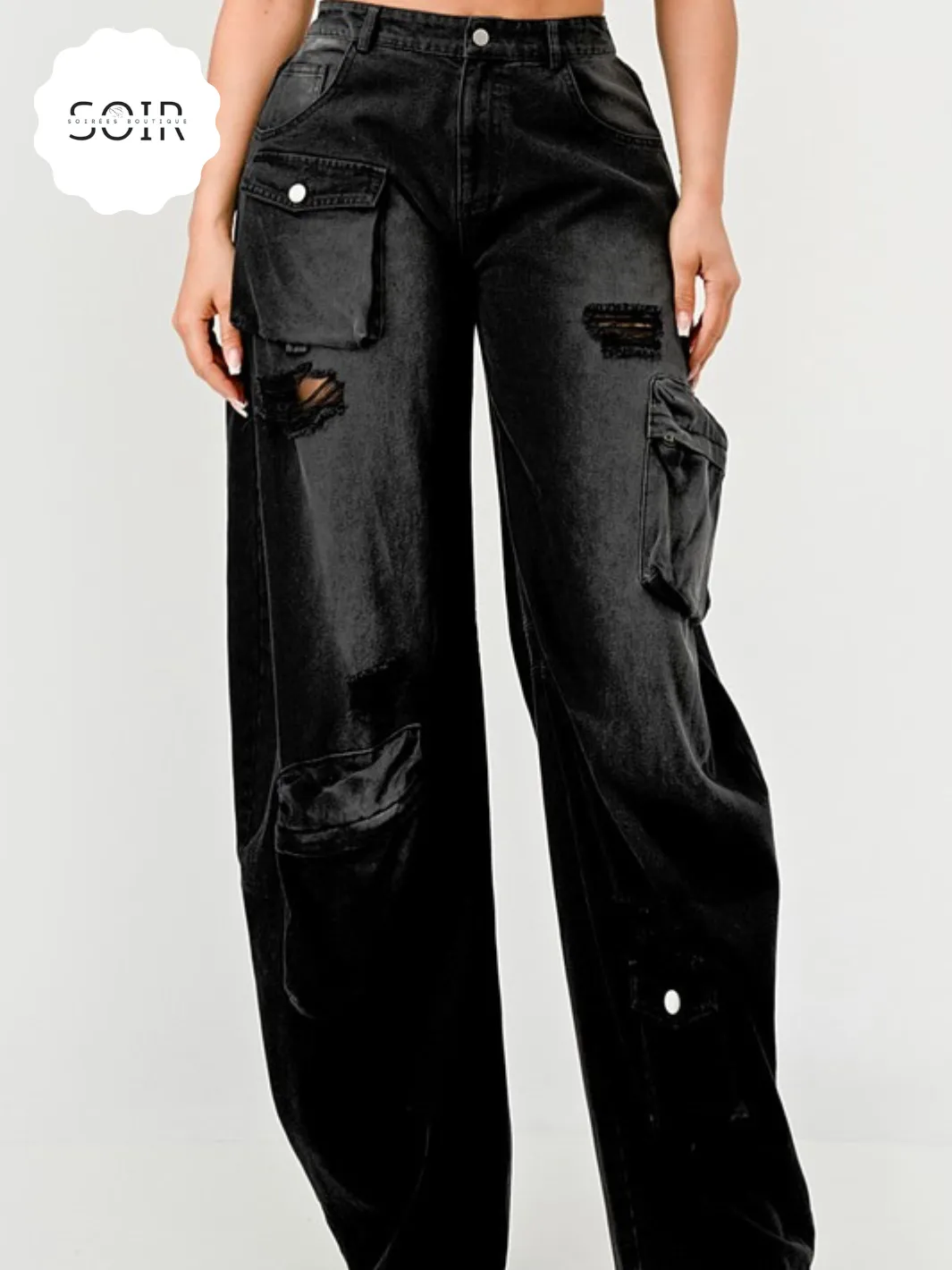 Midnight Fade Cargo Pants