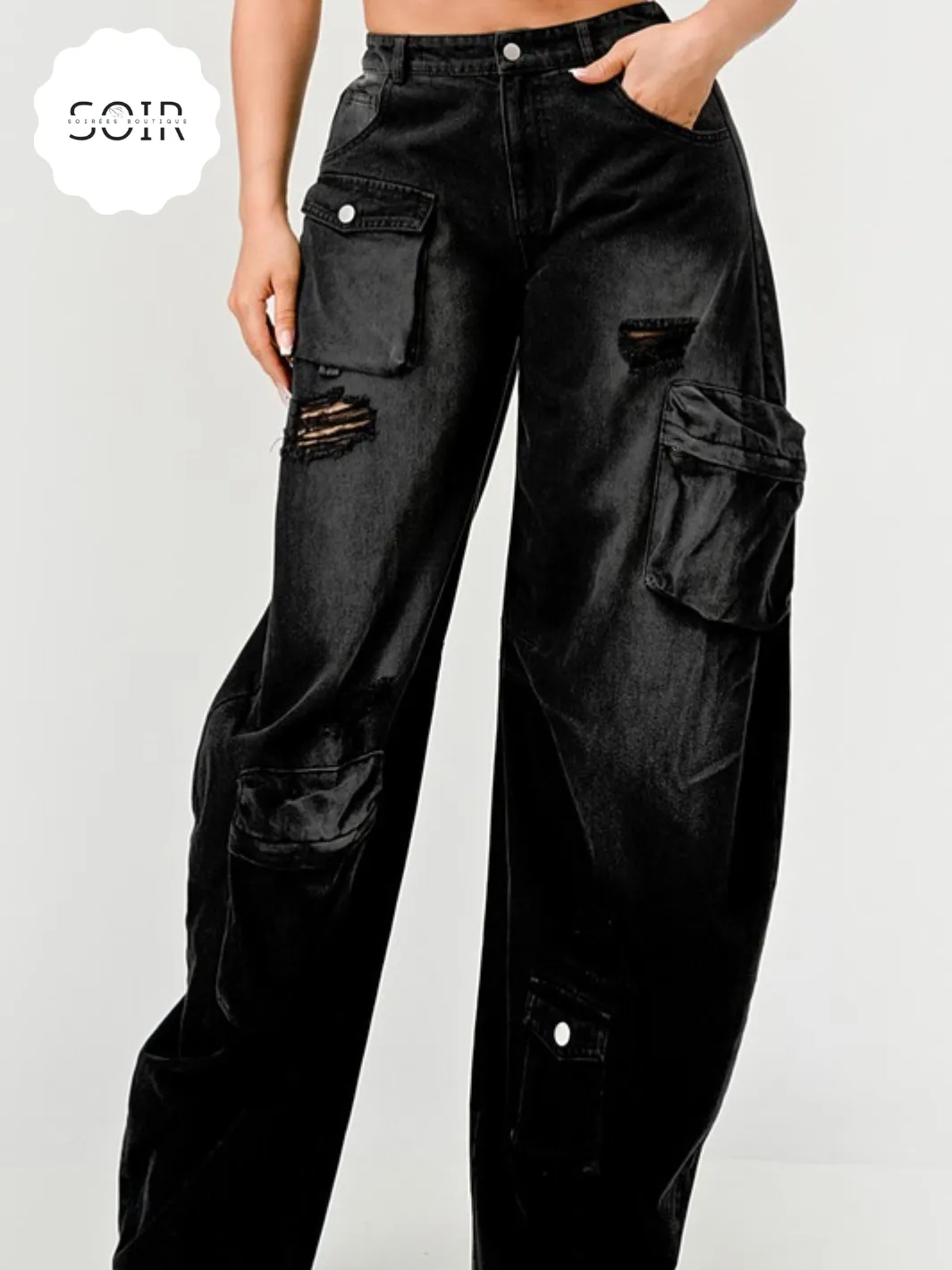 Midnight Fade Cargo Pants