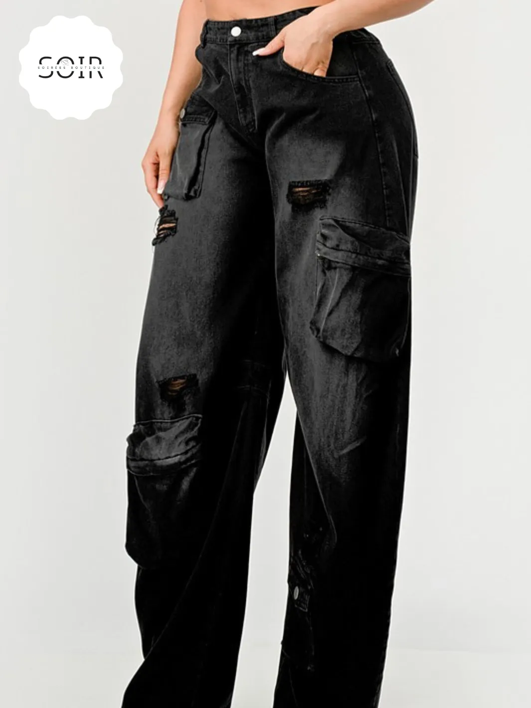 Midnight Fade Cargo Pants