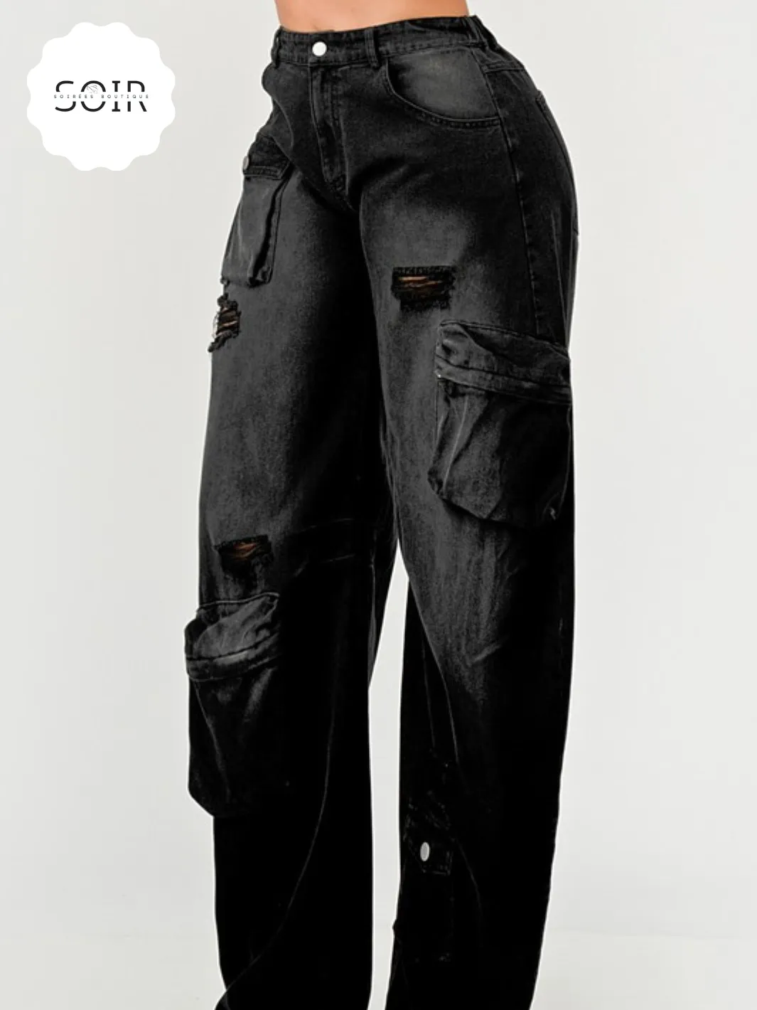Midnight Fade Cargo Pants