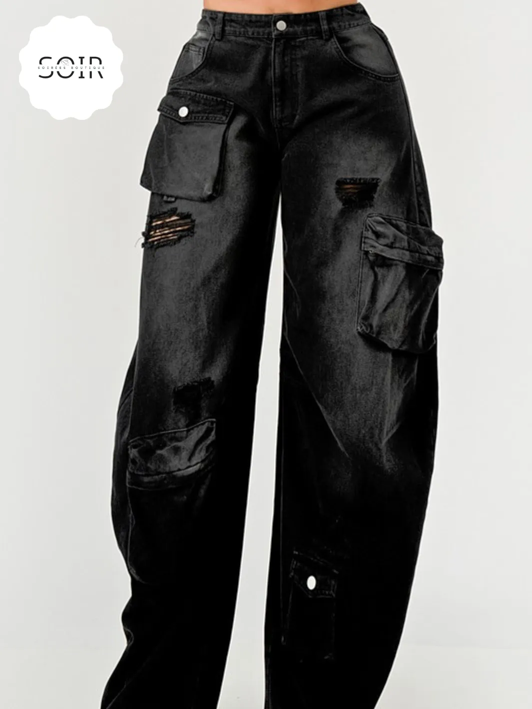 Midnight Fade Cargo Pants