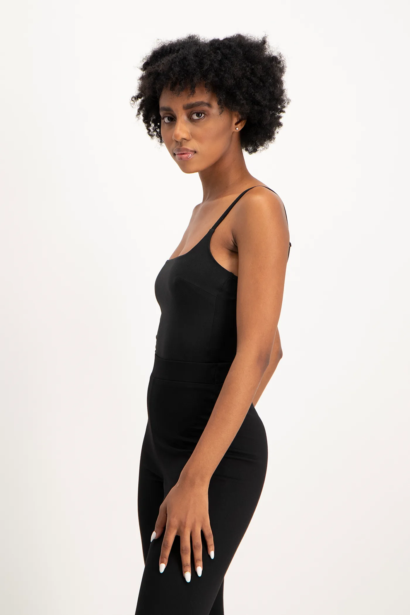 Mindy Strappy Bodysuit - Black