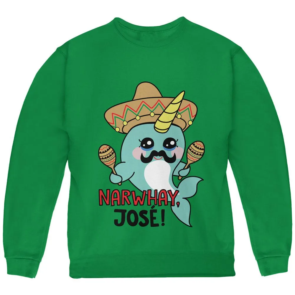 Narwhal Narwhay Jose Youth Sweatshirt