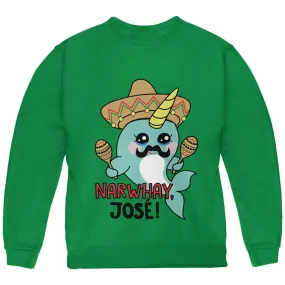 Narwhal Narwhay Jose Youth Sweatshirt