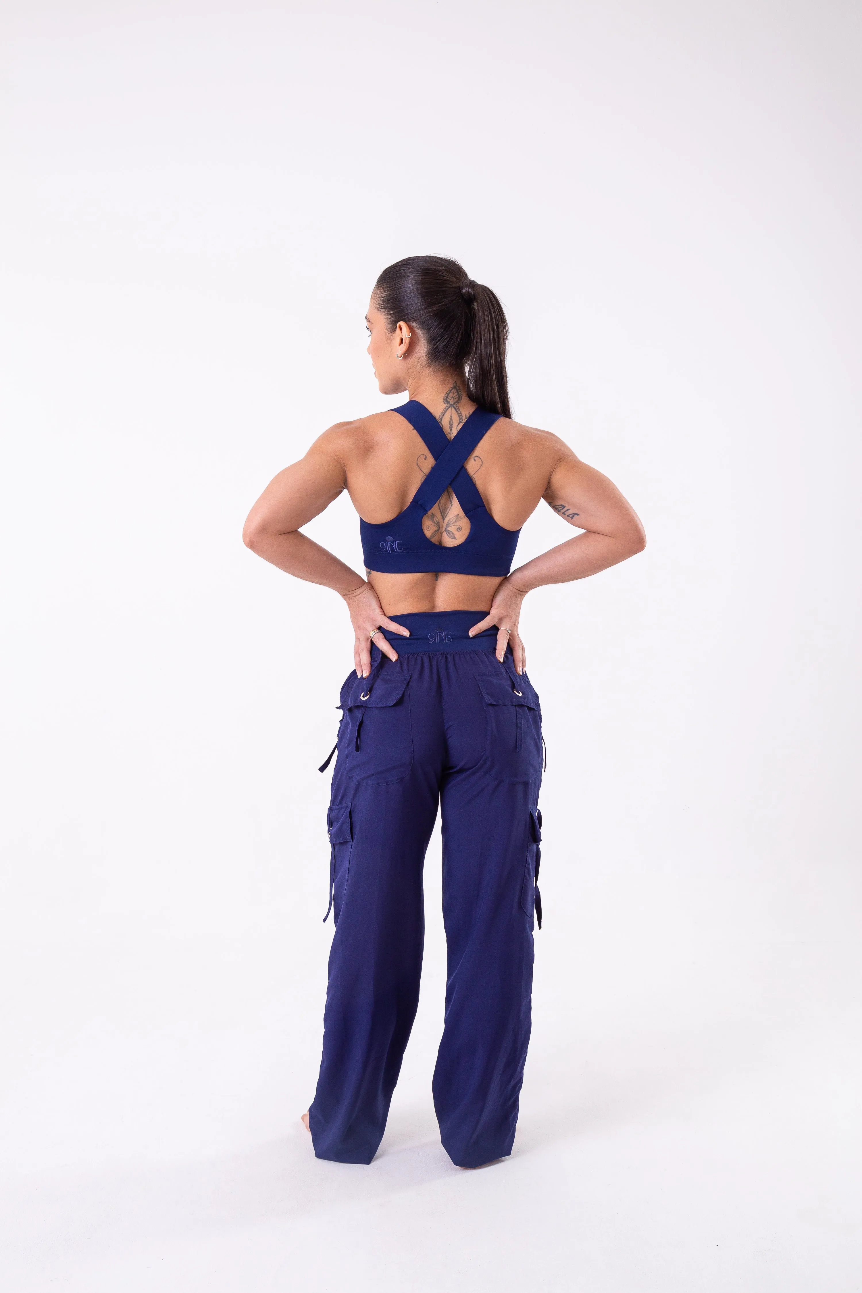 Navy Cargo Pant
