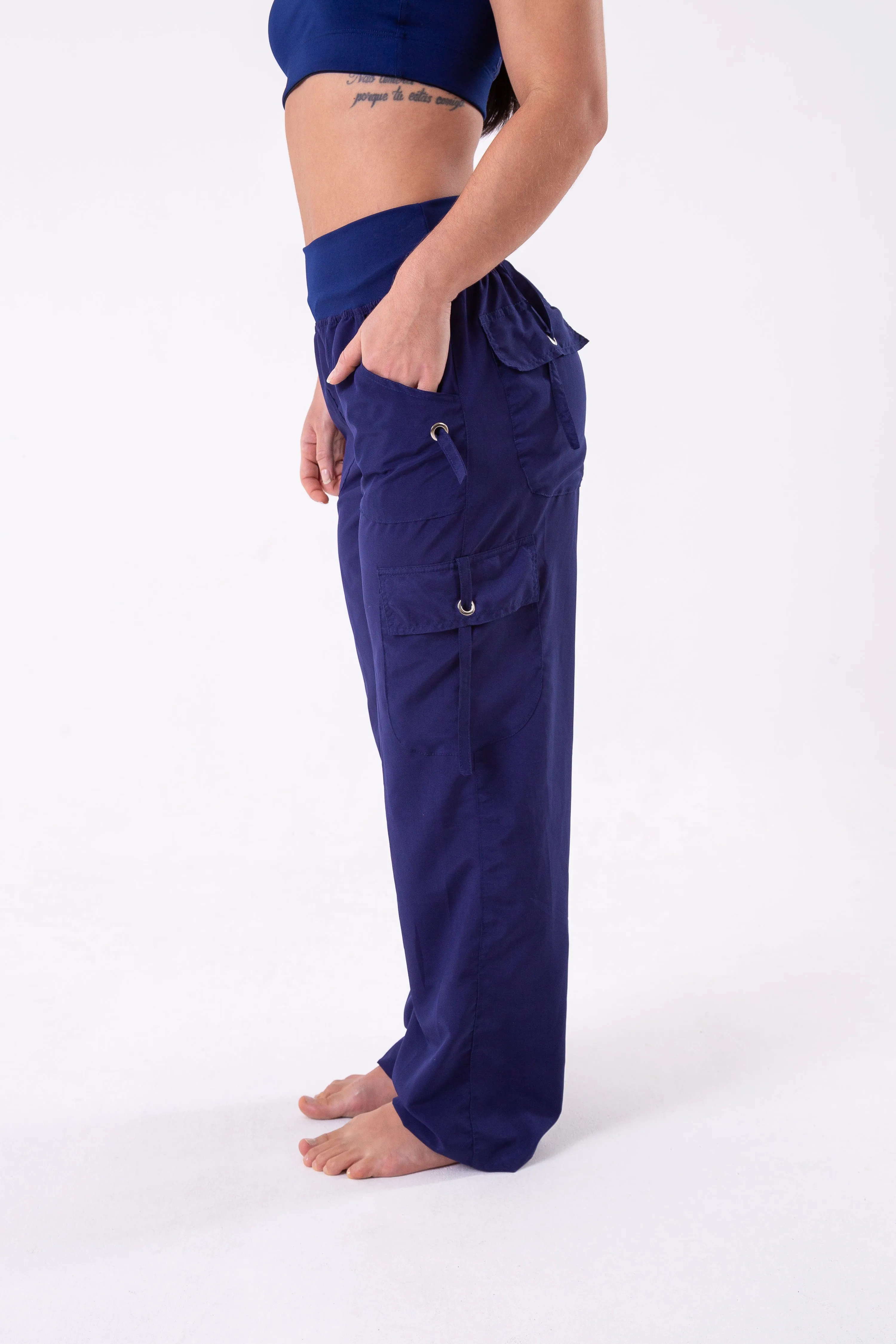 Navy Cargo Pant