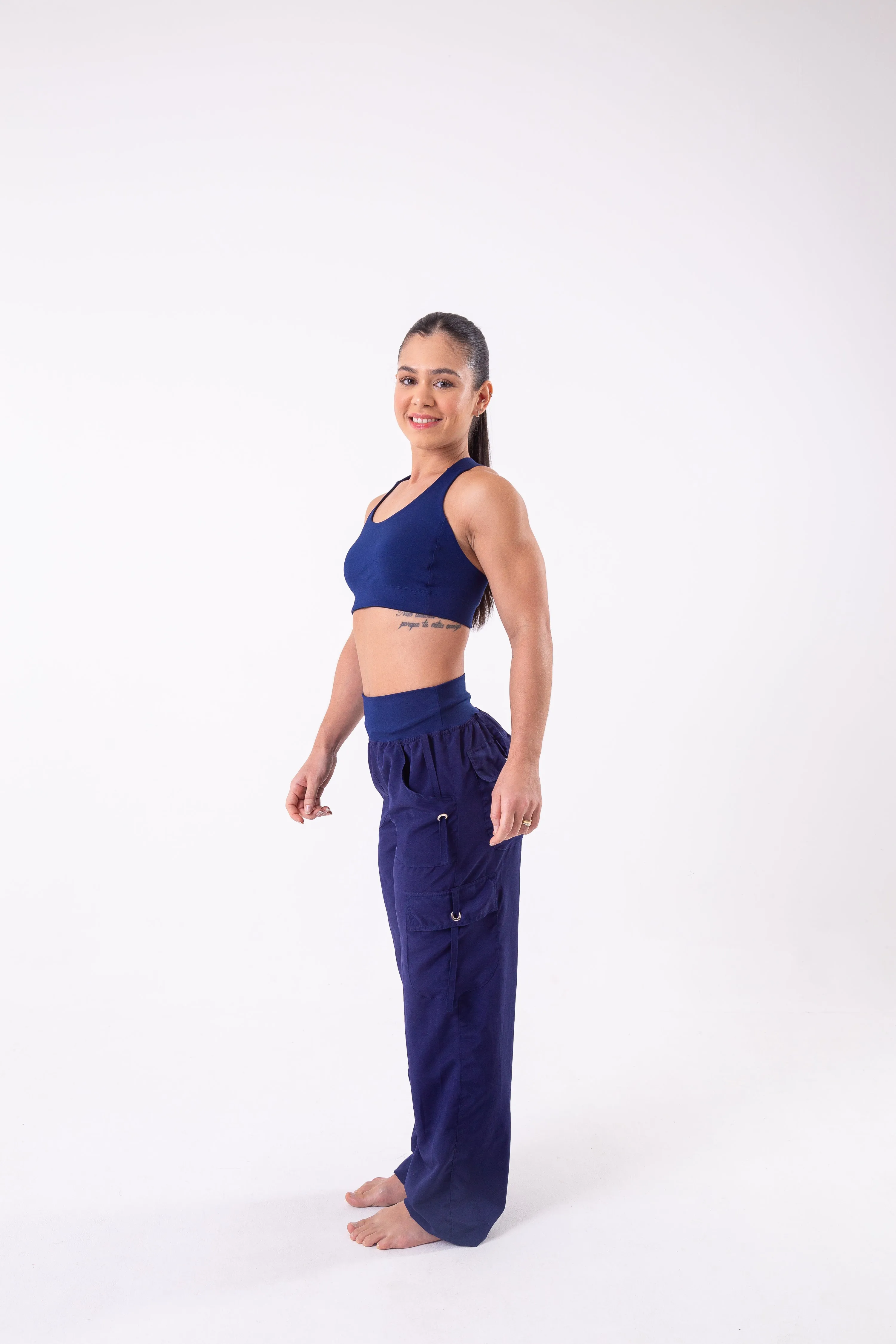 Navy Cargo Pant