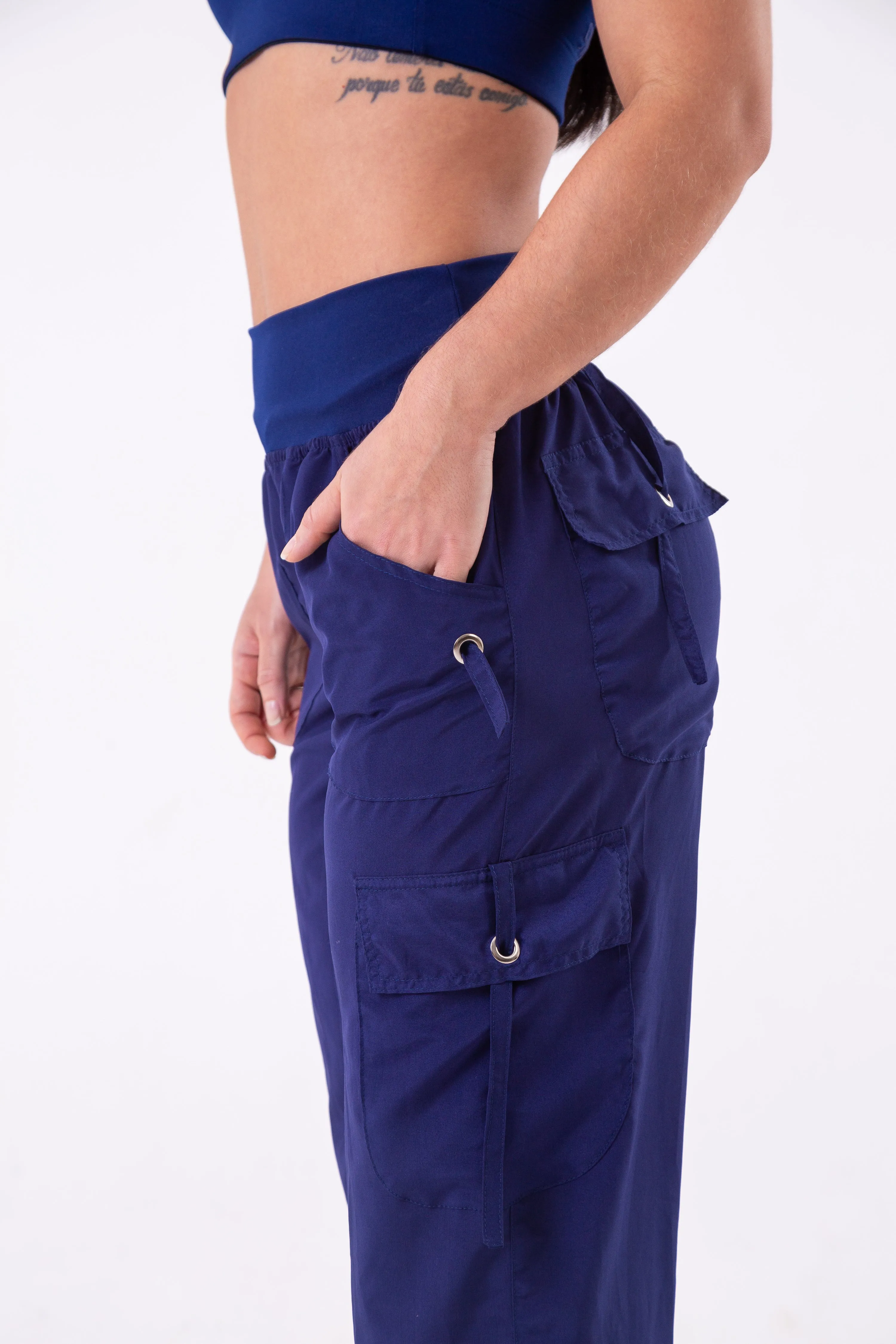 Navy Cargo Pant