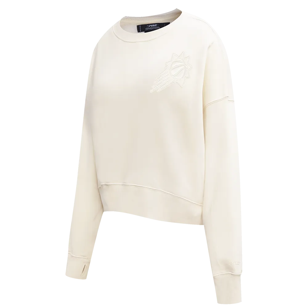 NBA PHOENIX SUNS NEUTRAL WOMEN'S CREWNECK (EGGSHELL)