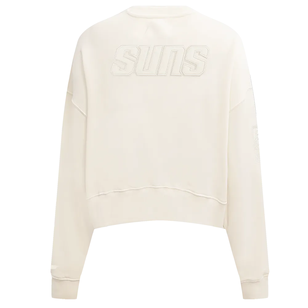 NBA PHOENIX SUNS NEUTRAL WOMEN'S CREWNECK (EGGSHELL)