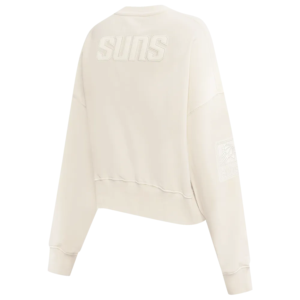 NBA PHOENIX SUNS NEUTRAL WOMEN'S CREWNECK (EGGSHELL)