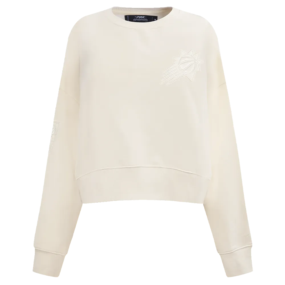 NBA PHOENIX SUNS NEUTRAL WOMEN'S CREWNECK (EGGSHELL)