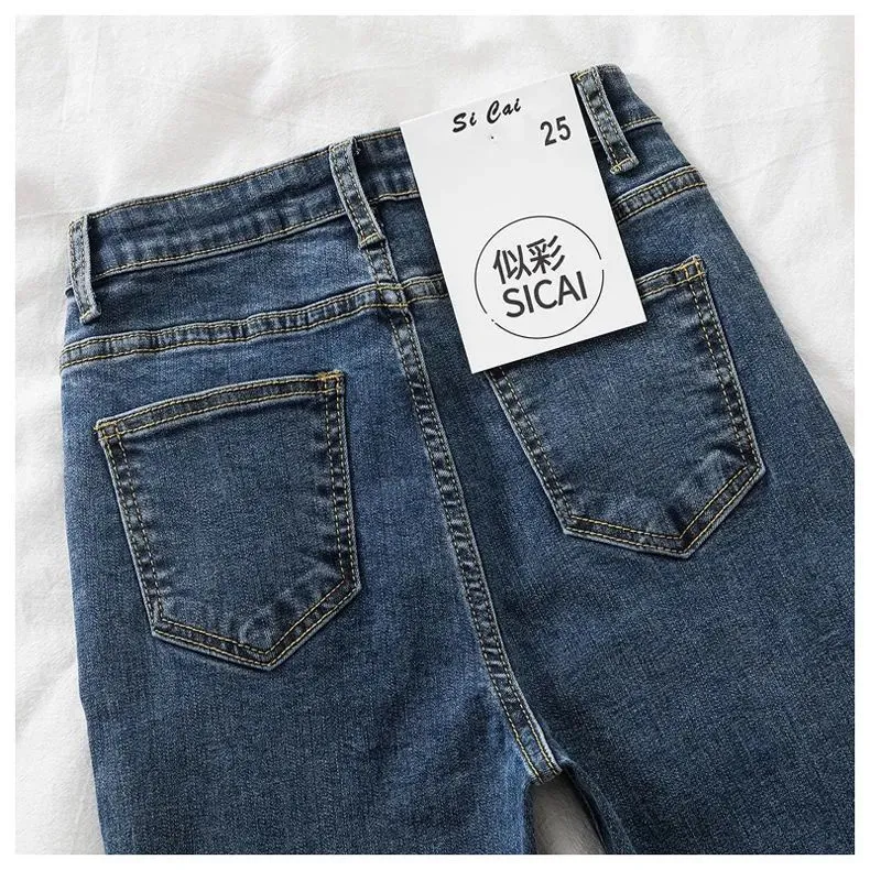 New High Waist Denim Jeans