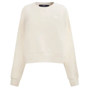 NFL CHICAGO BEARS NEUTRAL WOMEN'S CREWNECK (EGGSHELL)