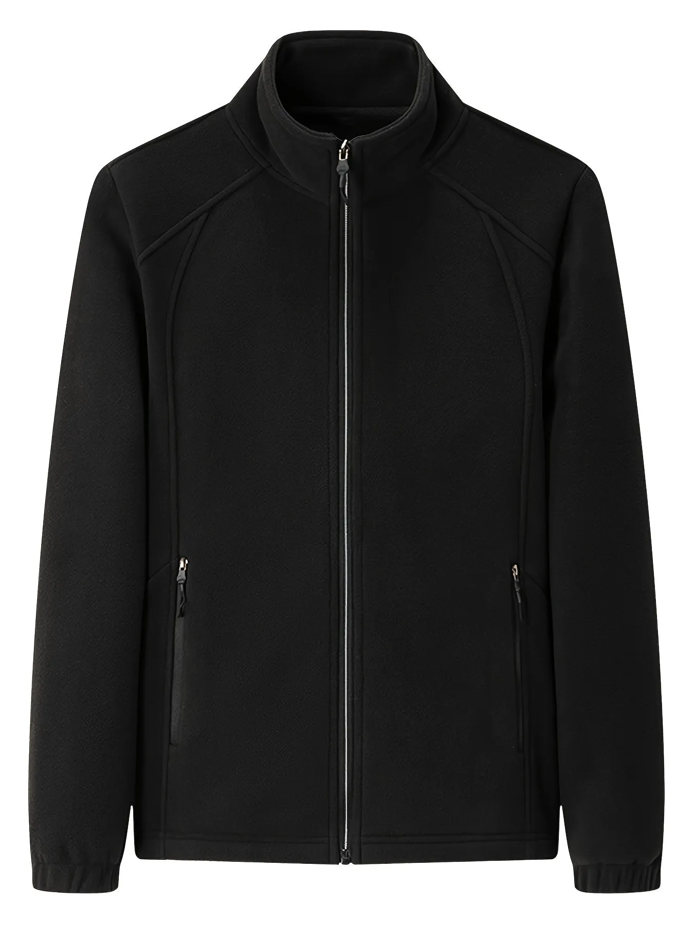 Nina | Plush women's outdoor jacket with standing collar and long sleeve