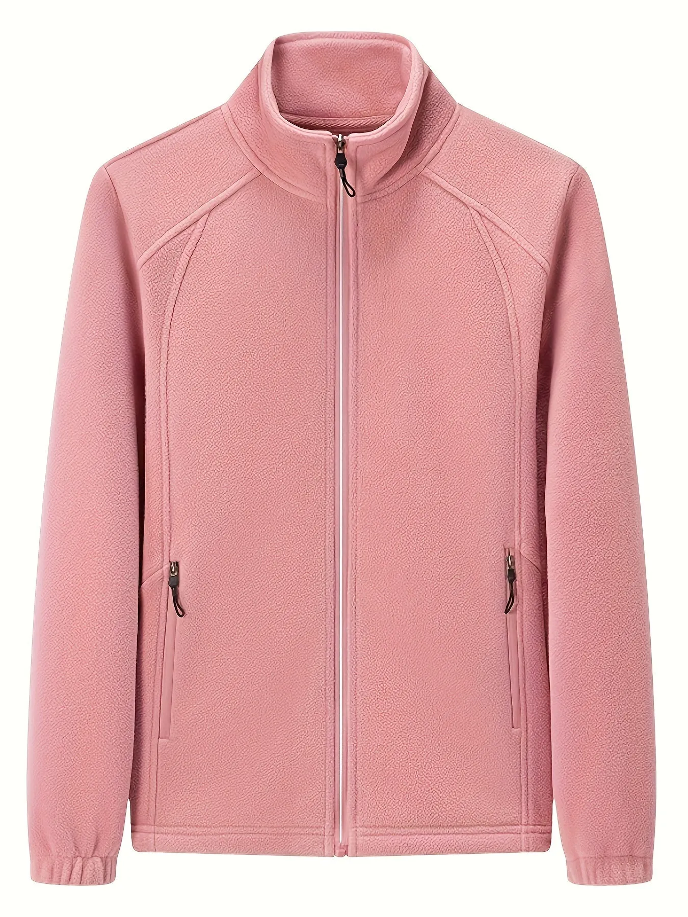 Nina | Plush women's outdoor jacket with standing collar and long sleeve