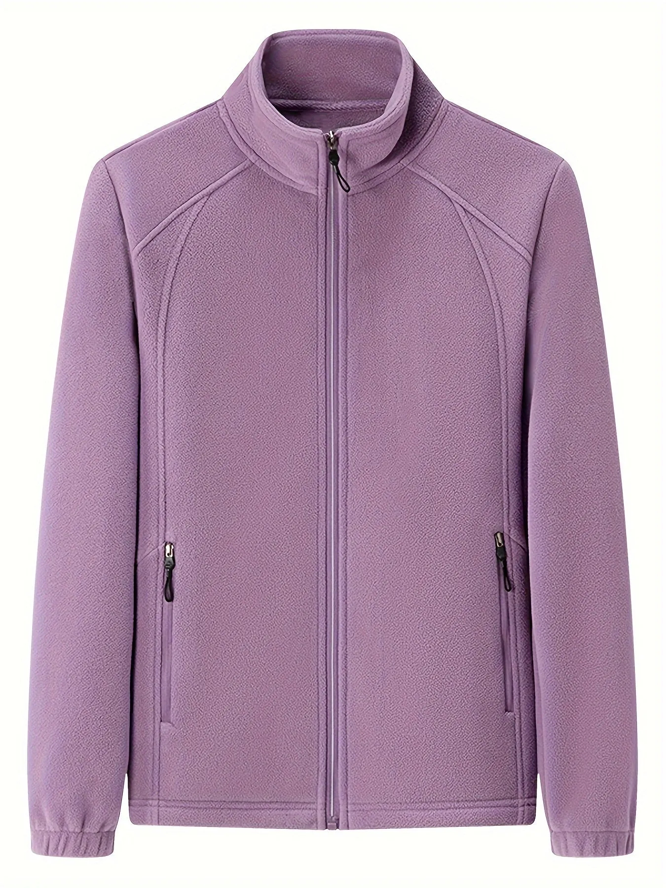 Nina | Plush women's outdoor jacket with standing collar and long sleeve