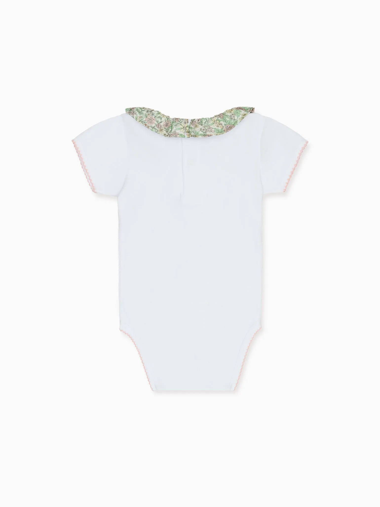 Orange Floral Tilly Baby Girl Bodysuit