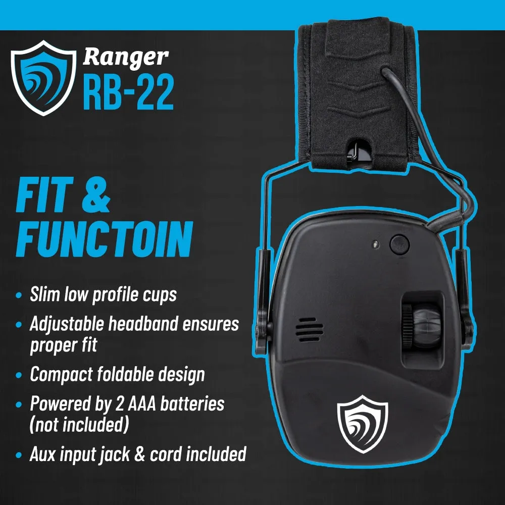 Otis Technology Earshield Ranger Electronic Pro Earmuff - Bluetooth