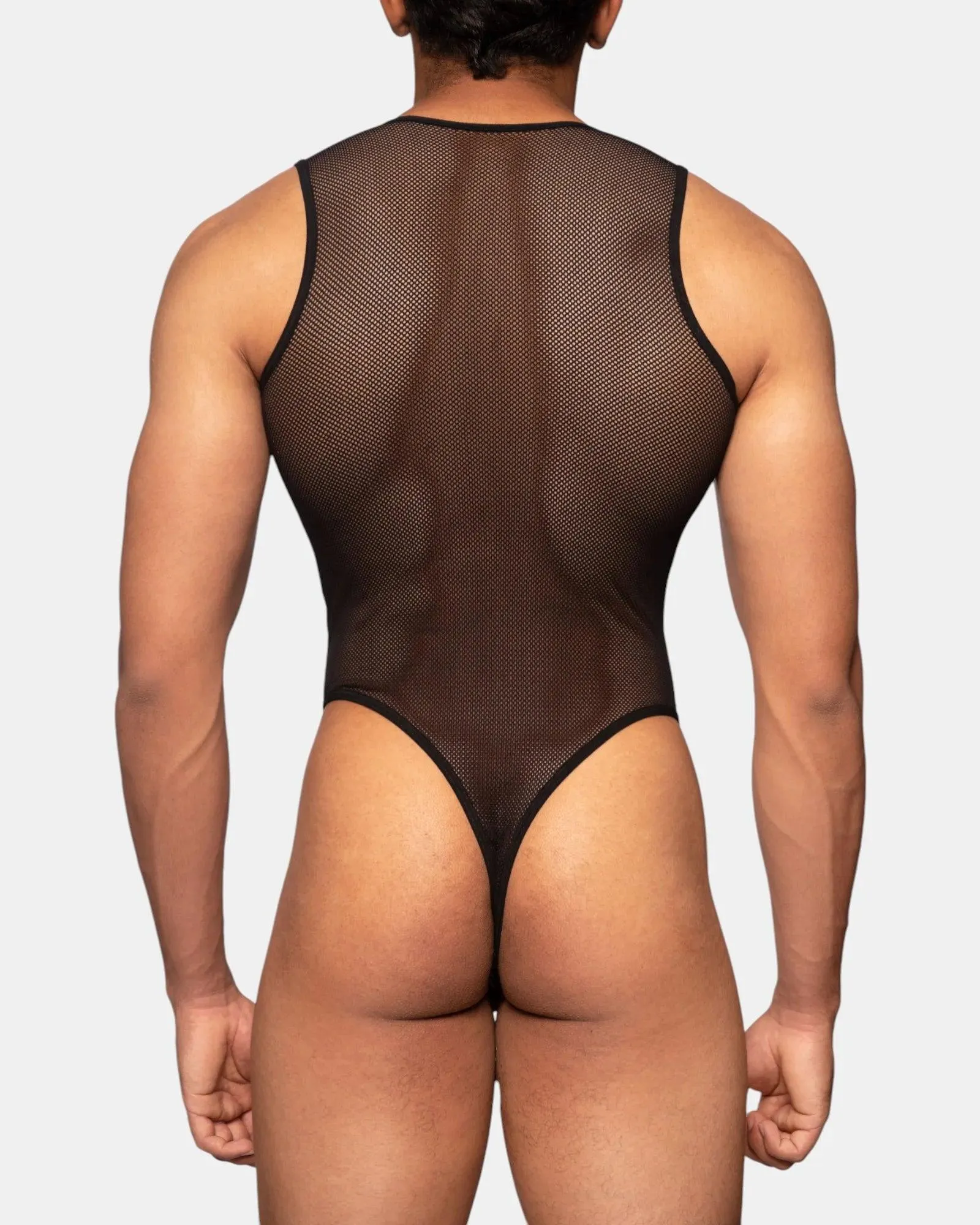 Party Mesh Bodysuit | Black