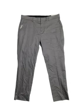 Perry Ellis Portfolio Men's Slim-Fit Stretch Cotton Dress Pants 36 x 29 Grey