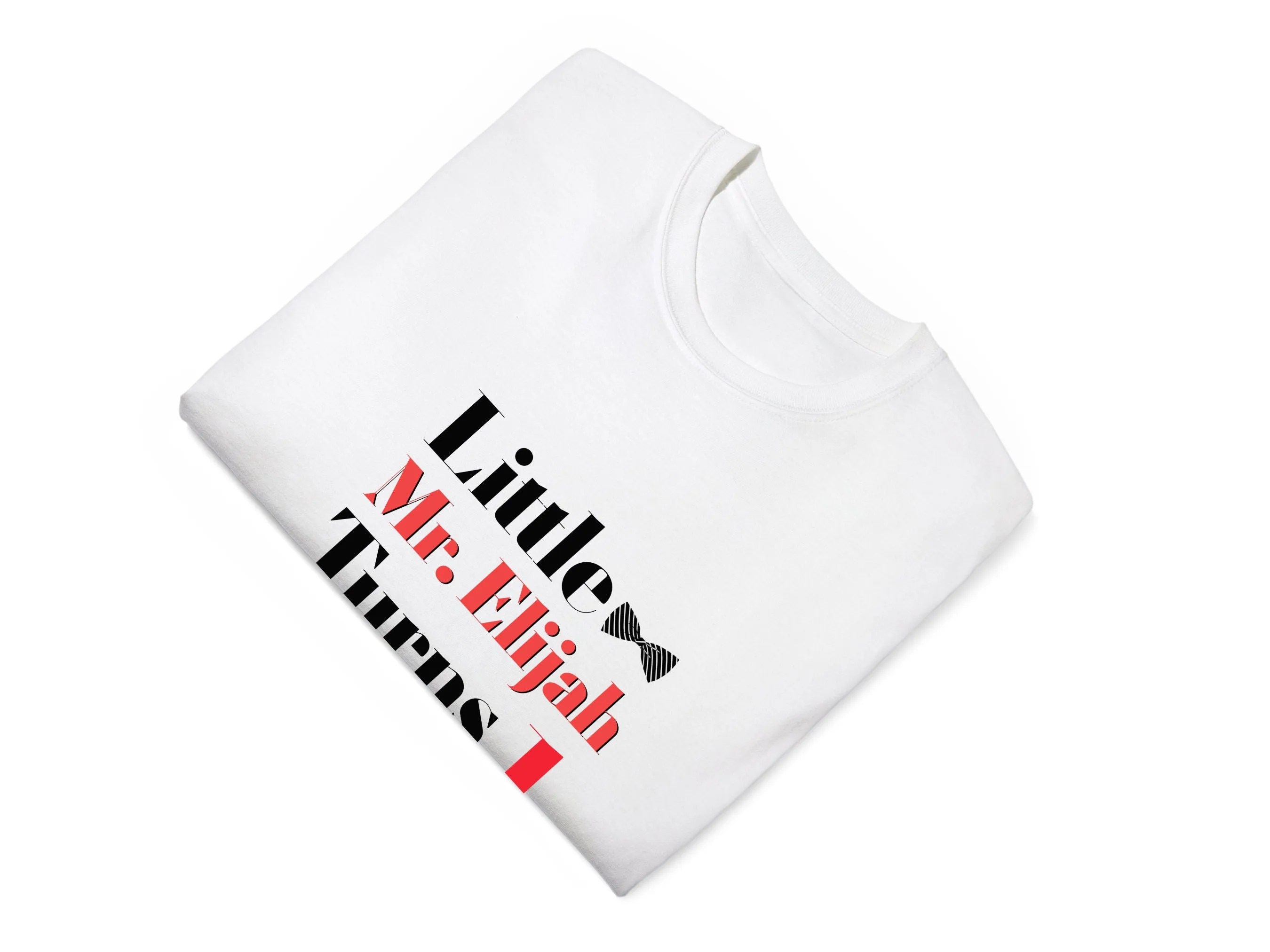 Personalized Name 1st Birthday Bodysuit Gift for Baby Boys with Little Turns 1