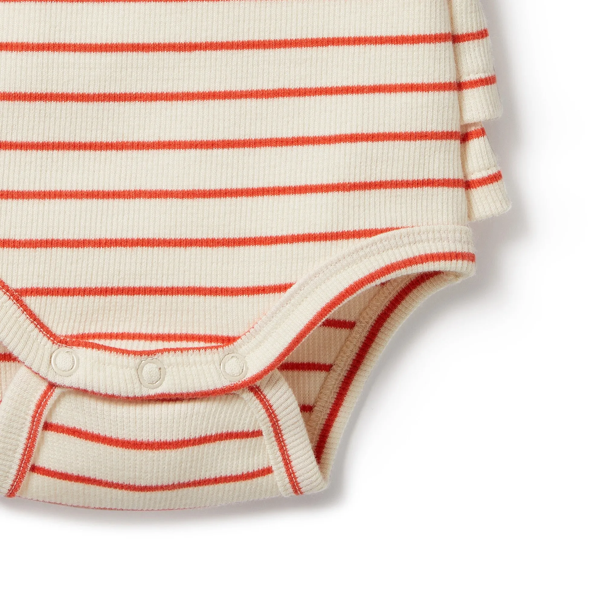 Petit Rouge Organic Ruffle Bodysuit