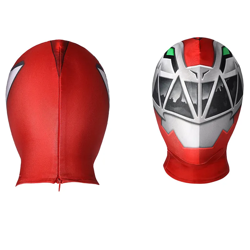 Power Rangers Red Ranger Costume Kishiryu Sentai Ryusoulger Soldier Jumpsuit Bodysuit