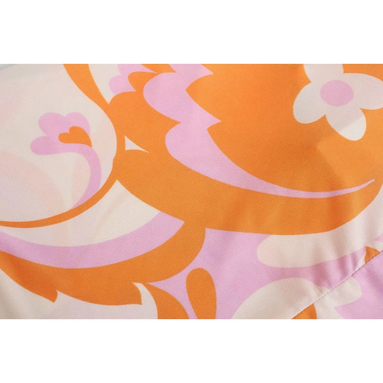 PRINTED FLARE HIGH WAIST PANTS