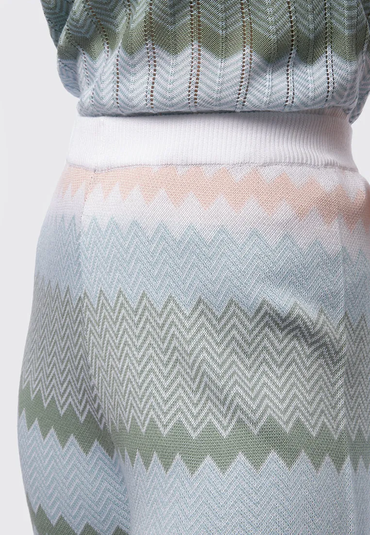 Printed High Waist Pants