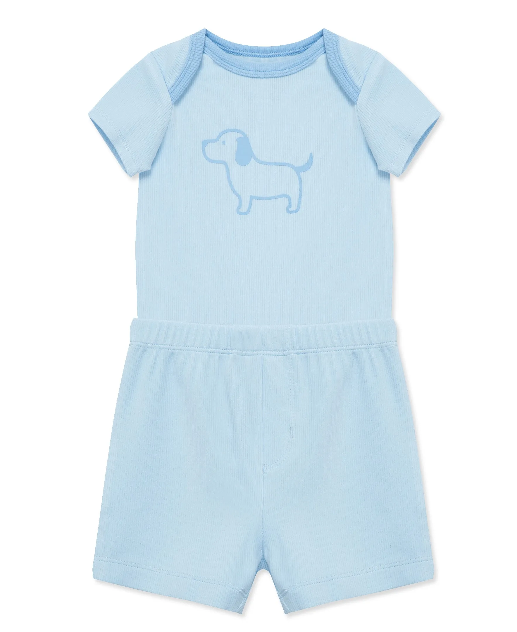 Puppy Bodysuit & Short Set