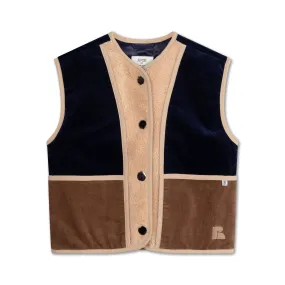 REPOSE / Waist Coat - color block