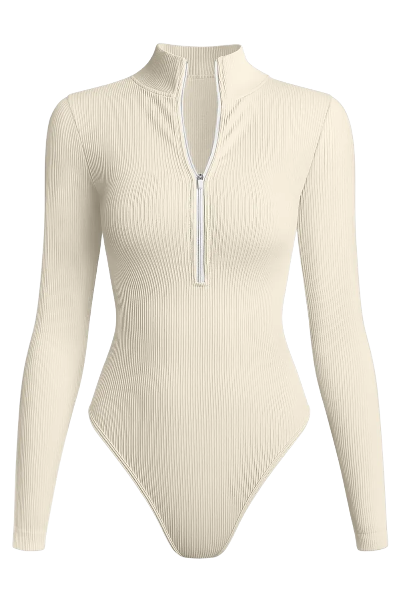 Revenge Body Long Sleeve Zip-Up Bodysuit