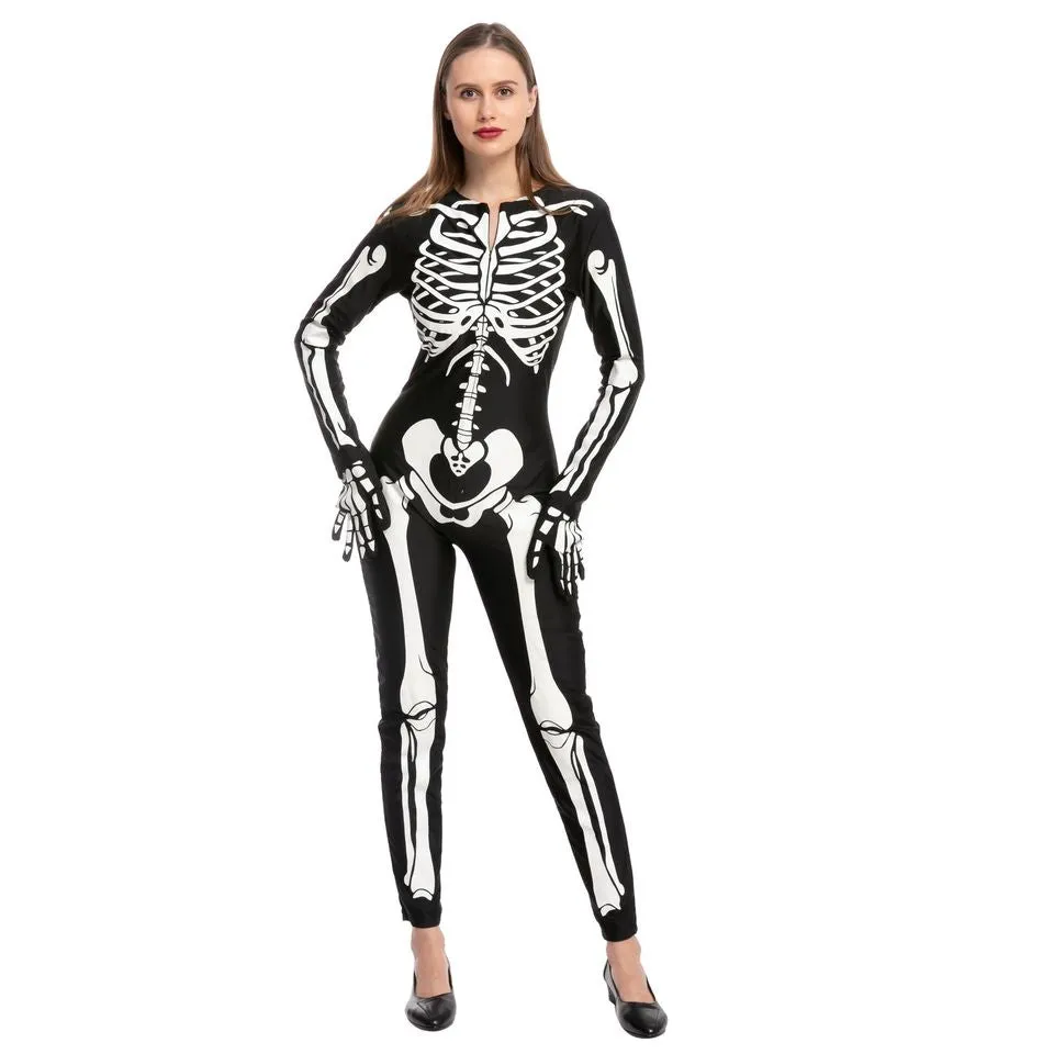 Sexy Glow in the Dark Skeleton Costume