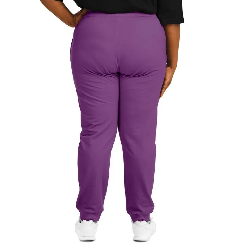 Shaded Midtone Purple Joggers | Unisex | with PLUS sizes | C40M80Y0K30