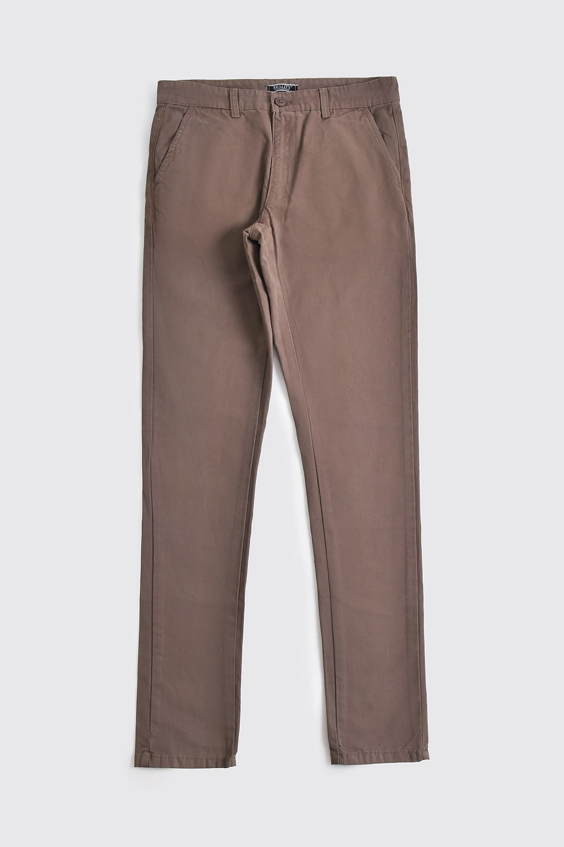 Slim Fit Cotton Pant Camel