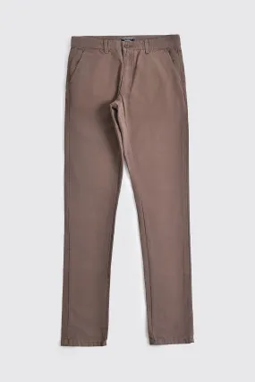 Slim Fit Cotton Pant Camel