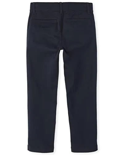 The Children's Place Boys Stretch Skinny Chino Pants,New Navy 2 Pack,12
