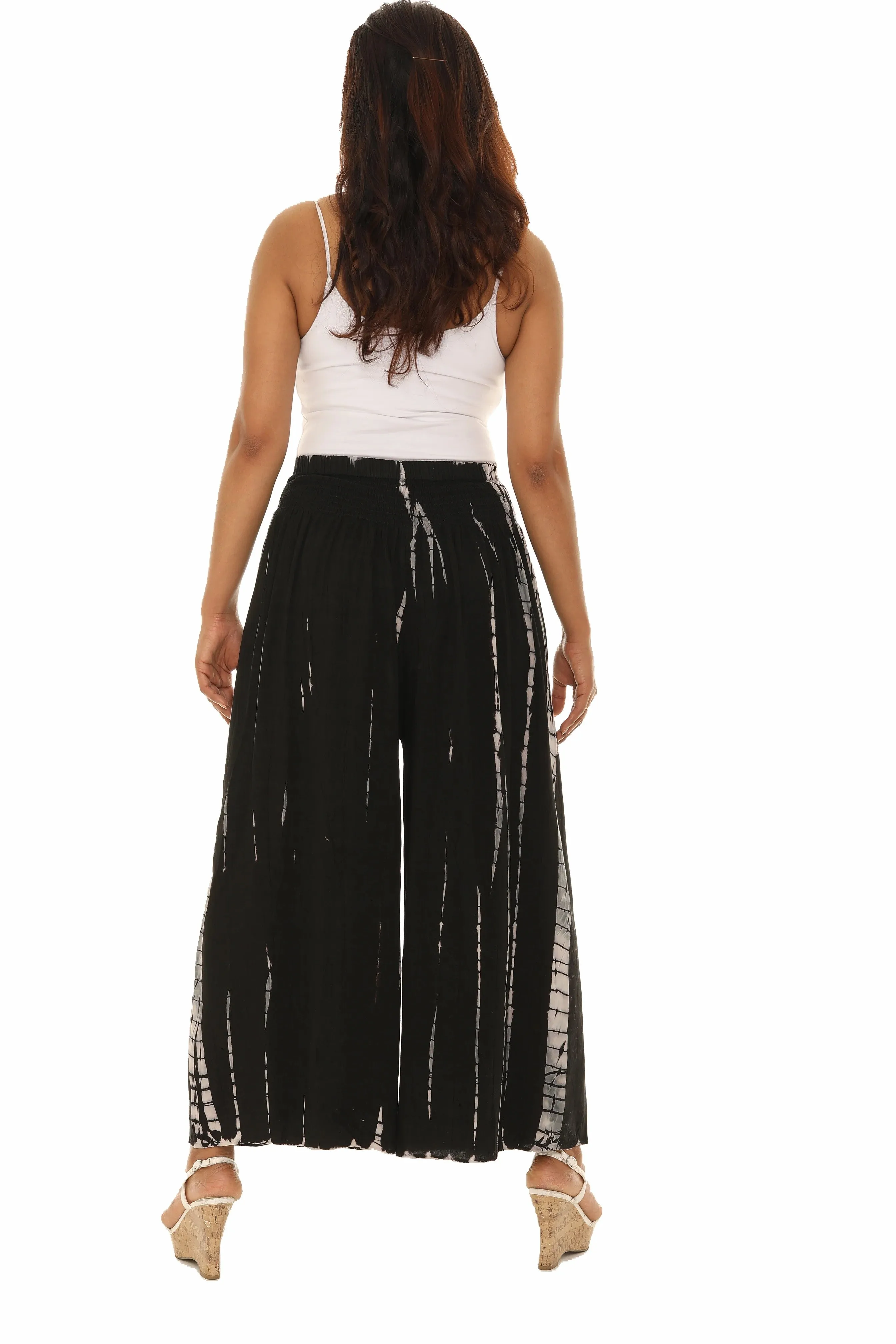Tie-Dye Split-Hem Pants