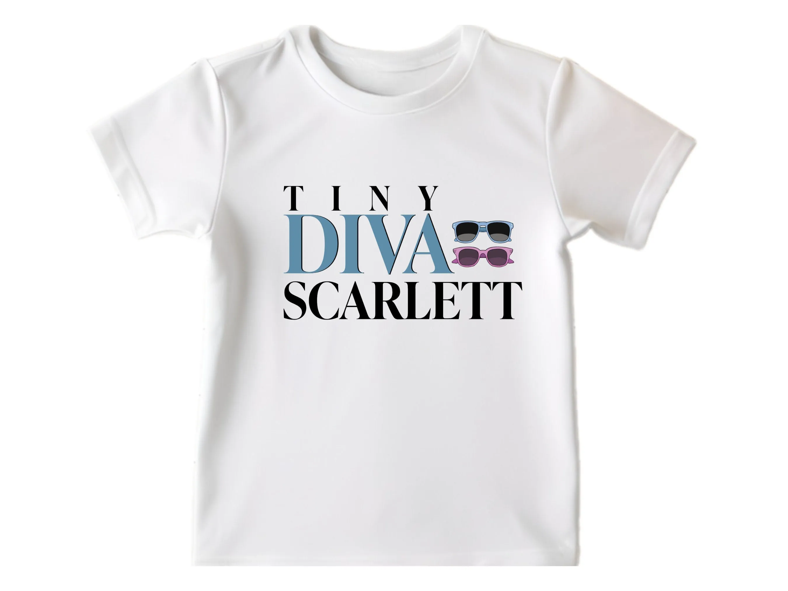 Tiny Scarlett Custom Baby Name Bodysuit Ideal Gift for Birthday or Christmas
